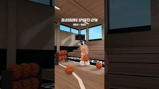 Bloxburg sports gym and basketball court ideas  #bloxburg #bloxburgnewupdate #bloxburggym