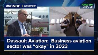 Dassault Aviation:  Business aviation sector was “okay” in 2023