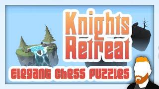 Knight's Retreat — Elegant Chess Puzzles