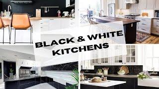 Striking Black & White Kitchen Design Ideas & Inspiration | Home Decor | And Then There Was Style