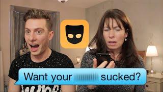 MOM READS SON'S GRINDR MESSAGES