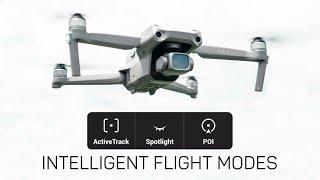 DJI Air 2S Intelligent Flight Modes (ActiveTrack, Spotlight, & Point of Interest)