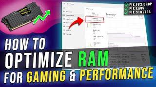 Optimize & Boost RAM for Smooth Gaming & Performance on ANY PC in 2024 