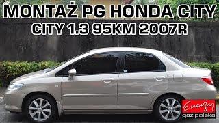 Montaż LPG Honda City z 1.3 95KM 2007r w Energy Gaz Polska na gaz Stag 4