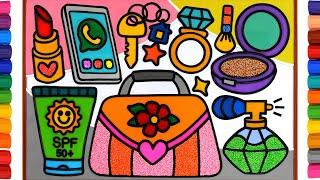 MOM'S BAG, Jelly Painting & Coloring for Kids, Children | Clay drawing, Learn Colors