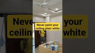 home & office painting tip #interiordesign #homedecor #tipsandtricks #paintideas #ceiling #wallpaint