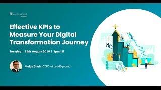 Effective KPIs to Measure Your Digital Transformation Journey