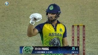 Riyan Parag 75 (41) in Syed Mushtaq Ali Trophy 2022 | full innings #bcci #assamcricket #riyanparag