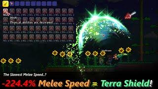 The SLOWEST Melee Speed in Terraria breaks the game... ─ 44 Weak Debuffs in Terraria