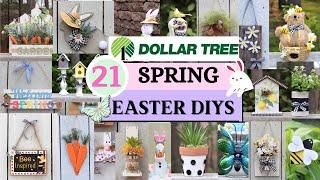 21 FAVORITE Dollar Tree SPRING EASTER HOME DECOR DIYs  Step By Step SPRING  CRAFT DIY IDEAS TO MAKE