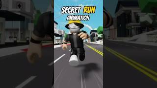 SECRET RUN ANIMATION ID di brookhaven #shorts
