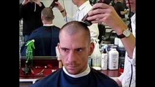 No-Guard Skinhead Barbershop Haircut