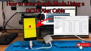 How to Enter Purple Mode Using a DCSD Alex serial cable