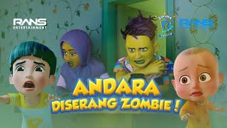 Lari! Cipung & Rafathar dikejar Zombie!