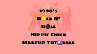 1990’s Rock N’ Roll Hippie Chick Makeup Tutorial