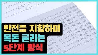 돈 굴리기! 단계별로 알려드립니다