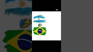 brazil vs Argentina || #footballshorts #football #shorts