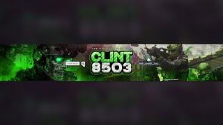 Clint8503 - YouTube Channel Rebrand GFX!