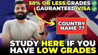 Study Abroad in This Country with Less Than 50% Grades | Guaranteed Visa!