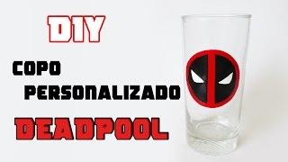 DIY: How to Make a DEADPOOL Glass Tutorial