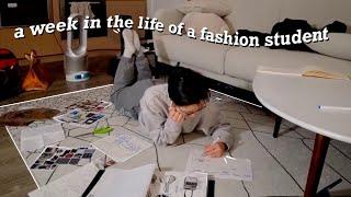 one week of fashion school (still on strike) | NYC Parsons art school vlog