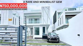 INSIDE THIS RARE CONTEMPORARY 5 BEDROOM DETACHED DUPLEX FOR SALE AT 750 MILLION NAIRA