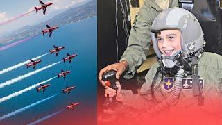 Prince George Stars flying lesson at AGE 11 as Prince William and Princess Catherine watch