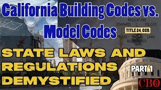 California Building Codes, Model Codes & Local Ordinances - PART 1