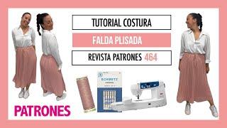 Tutorial costura falda plisada de CosiendoPuntadas - Revista Patrones nº464