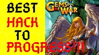 BEST HACK TO PROGRESS FAST! | Gems of War | How to get Mythics, legendary troops, gems by guilding