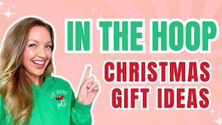 In the Hoop DIY Christmas Gift Ideas : ITH Machine Embroidery gifts you can make on a budget.