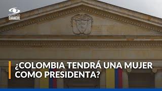 ¿Por primera vez en la historia Colombia tendrá una mujer como presidenta de la nación?