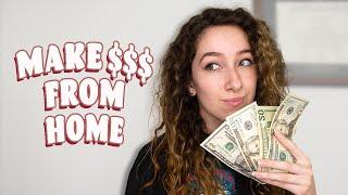 HOW TO MAKE MONEY ONLINE AS A BROKE COLLEGE STUDENT | Easy side hustles for college students