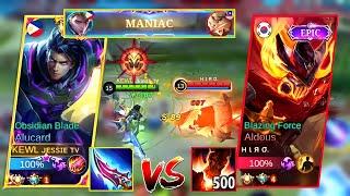 ALUCARD VS TOP GLOBAL 500 STACKS ALDOUS! HE ONE HIT ME! WHO WILL WIN? - MLBB