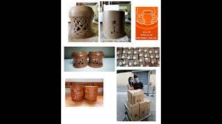 From Raw to Finished Product-- Handmade & Customize Terracotta candle holders