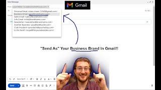 Setting Up Your Business Email In Gmail Using "Send As" - Tech Tip