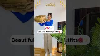 Myntra Wedding Outfits #shorts #myntra #weddingoutfits #youtubeshorts #myntrahaul