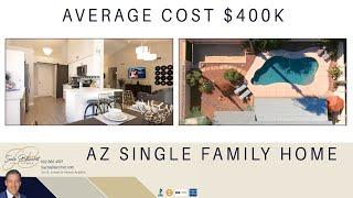 Average Single Family Home in the Phoenix/Scottsdale Arizona Only $400K