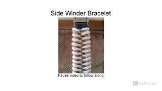 Paracord Side Winder Tutorial