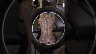 Mandala ️Tattoo Full Back piece #mandala #tattoo #mandalatattoo #gurgaon #ink #inkmaster #ytshorts