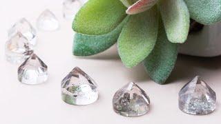 Herkimer 'Diamond' Quartz Point Cabochons | Kernowcraft