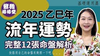 2025乙巳年流年運勢#完整12張命盤解析╳大悅[紫微棒棒堂]  基礎運用篇