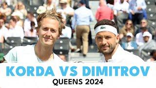 Grigor Dimitrov vs Sebastian Korda | Queen's 2024 Highlights