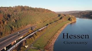 Hessen , Germany | HD Drone Aerial View