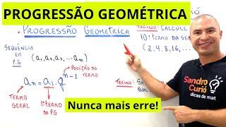 PROGRESSÃO GEOMÉTRICA | TERMO GERAL | SOMA DA P.G