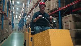 Warehouse Material Handling Equipment MHE demo video