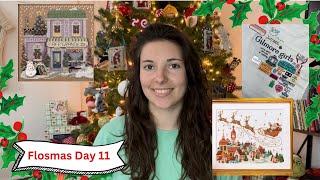 Flossmas Day 11 - Current Stitching updates, New Mill Hill Kit and a Free Pattern