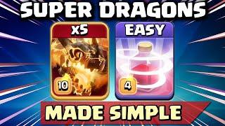 Made Simple Super Dragon Attack Strategy Th15 - Best Attack Strategy Th15 in Clash Of Clan