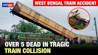 West Bengal Train Accident: Kanchanjunga Express Collides With Goods Train, Over 5 Dead