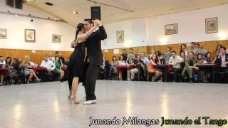 GUILLERMINA QUIROGA Y HUGO DANIEL EN LA BALDOSA (MILONGA)